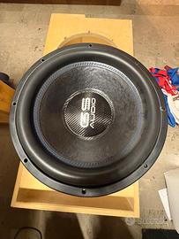 Subwoofer GS Audio IRON 15 D2 con box e ampli