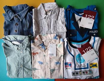Maglie camicie maniche lunghe 6-7 anni 122 cm