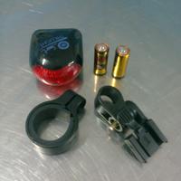 Fanalino posteriore rosso LED bicicletta