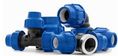 Raccordi e Tappi a Compressione per Tubi PE 25-32"