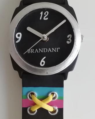 OROLOGIO da parete Stripes nero Brandani 