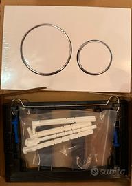 3 PLACCHE WC BIANCHE LUCIDE NUOVE