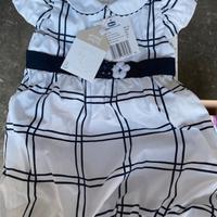 Vestitino chicco bimba 12 mesi nuovo con cartellin