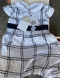 Vestitino chicco bimba 12 mesi nuovo con cartellin