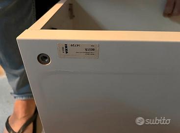 Mobile ikea besta bianco con anta