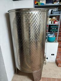 serbatoio per vino olio 1000 lt acciao inox 316