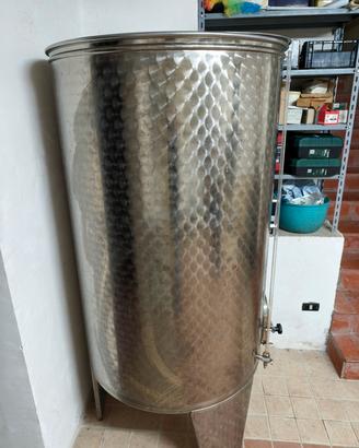 serbatoio per vino olio 1000 lt acciao inox 316
