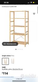 Scaffale in legno Ikea