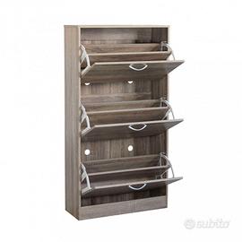 Scarpiera Con 3 Ante In Legno Di Design Porta Scar