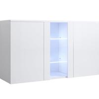 ❗️Madia Moderna con LED design Minimal Bianco.❗️