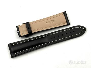 Cinturino Breitling Navitimer Vera Pelle Nero 22mm