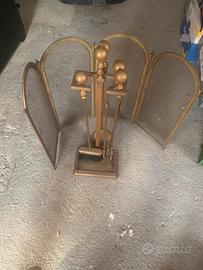 Attrezzi da camino vintage