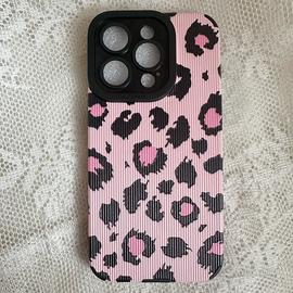 Cover rosa leopardata iPhone 14 Pro