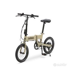 Bicicletta Nilox J2 pieghevole con batteria e-bike