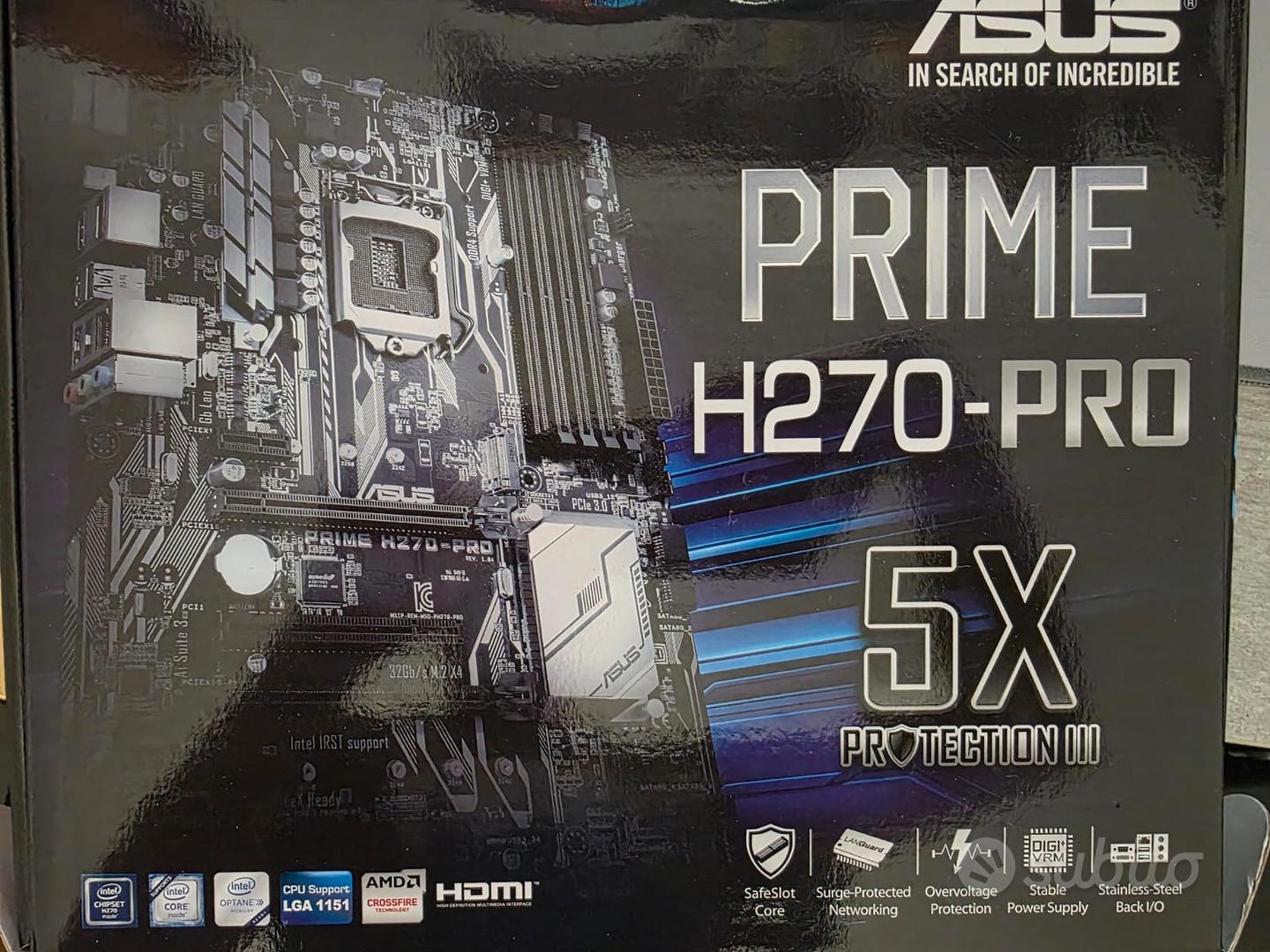 Asus Prime H270-Pro - Intel core I7-7700 - ram 16 - Informatica In
