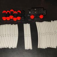 Lego treno 4,5 v binari e ruote