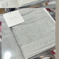 Set asciugamani Liu Jo originale con strass nuovo