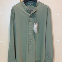 Hermitage Camicia morbido cotone 100% verde Tg- S.