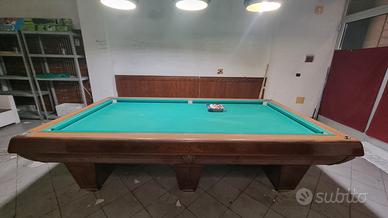 Tavolo da Biliardo Professionale in Legno Massello
