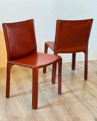Sedia Cab 412 Design Mario Bellini Cassina 1979