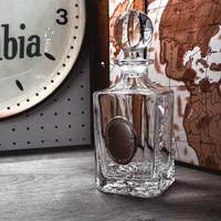 Set per Amari in cristallo e Argento con Valigetta