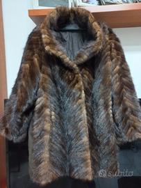 Giubotto di pelliccia di coda di visone