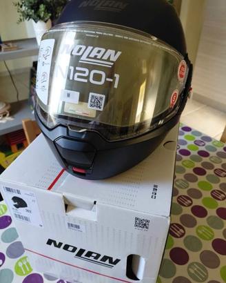 Casco Nolan N120-1 Nero Opaco TG M