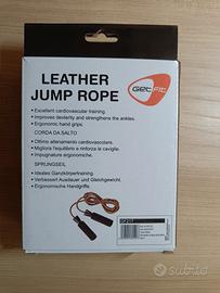 Corda di cuoio per saltare 