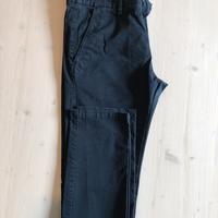 Pantaloni cotone blu