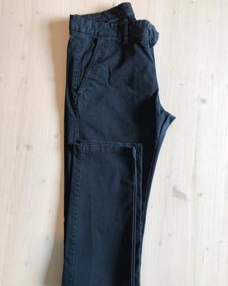 Pantaloni cotone blu
