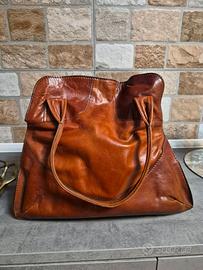 Borsa x donna in vera pelle marrone  Laba Stylist