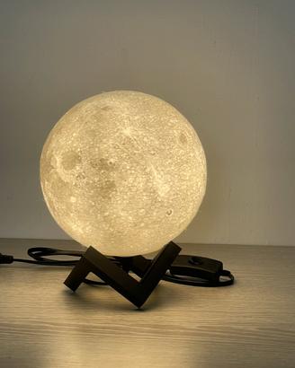 Lampada da tavolo decorativa LUNA stampa 3D
