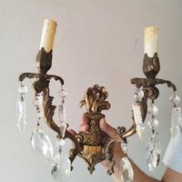 Applique con gocce cristallo