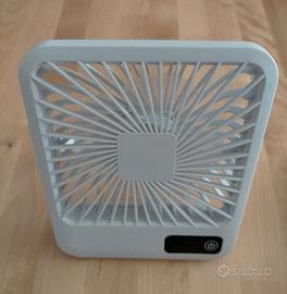 Ventilatore da tavolo ricaricabile