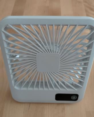 Ventilatore da tavolo ricaricabile