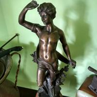 statuetta bronzo Efebo fonderie artistiche Farbel