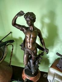 statuetta bronzo Efebo fonderie artistiche Farbel