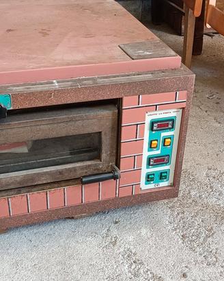 Forno per pizza doppia camera 7,5 kW