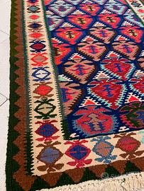 Tappeto kilim persiano antico cm 270 x 111