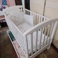 Lettino Pali Orsetto + set coordinato completo