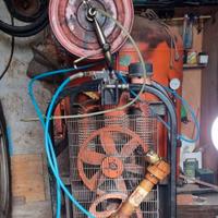 compressore per raccolta olive con rastrelli