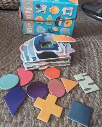 Djeco Puzzle Duo Forme - Gioco di immagini e forme