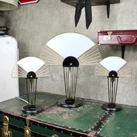 Lampade architettoniche a ventaglio Vintage 80's
