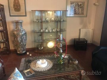 Vetrinetta Fiam in cristallo e legno