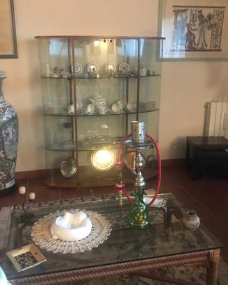 Vetrinetta Fiam in cristallo e legno
