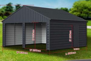 Garage prefabbricato smontabile 40mq