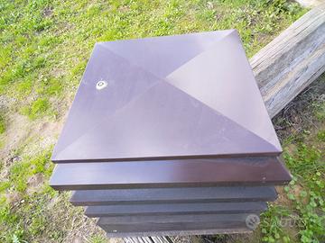 CAPPELLO X CANNA FUMARIA ZINCATO 43,5X43,5