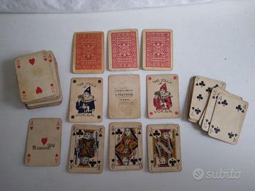Mini carte da gioco d'epoca