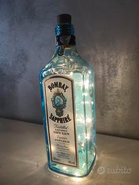 Lampada con bottiglia