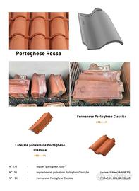 Tegole portoghesi rosse